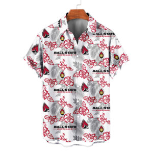 Ball State Cardinals NCAA Hawaiian Shirt