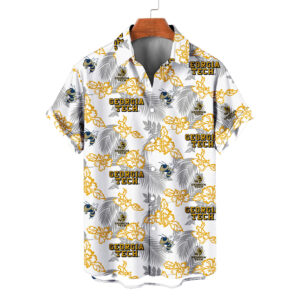 Georgia Tech Yellow Jackets NCAA Hawaiian Shirt