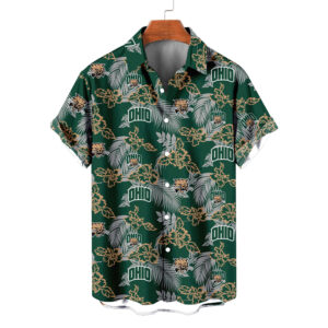 Ohio University Bobcats NCAA Hawaiian Shirt