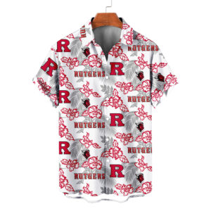 Rutgers Scarlet Knights NCAA Hawaiian Shirt