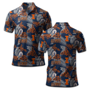 Illinois Fighting Illini Polo Shirt AZ379