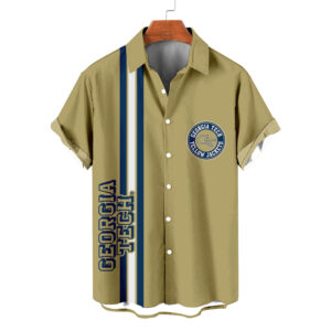 Georgia Tech Yellow Jackets NCAA Hawaiian Shirt H789