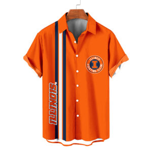 Illinois Fighting Illini NCAA Hawaiian Shirt H789