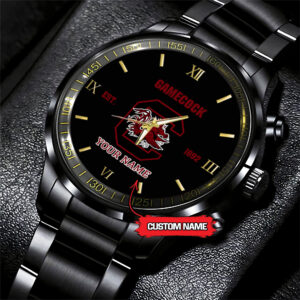 South Carolina Gamecocks Black Fashion Watch DS007