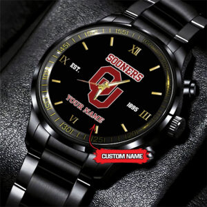 Oklahoma Sooners Black Fashion Watch DS007