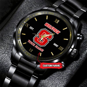 NC State WolfpackBlack Fashion Watch DS007