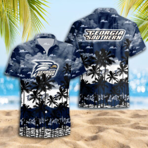 Georgia Southern Eagles Hawaiian Shirt Trending Summer. Gift For Fan S88912
