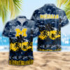 Michigan Wolverines Hawaiian Shirt Trending Summer. Gift For Fan S88912