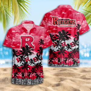 Rutgers Scarlet Knights Hawaiian Shirt Trending Summer. Gift For Fan S88912