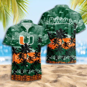 Miami Hurricanes Hawaiian Shirt Trending Summer. Gift For Fan S88912