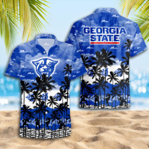 Georgia State Panthers Hawaiian Shirt Trending Summer. Gift For Fan S88912