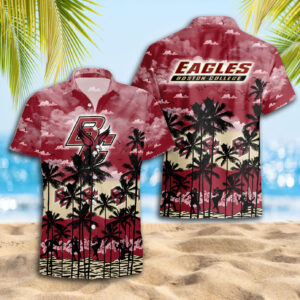 Boston College Eagles Hawaiian Shirt Trending Summer. Gift For Fan S88912