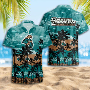 Coastal Carolina Chanticleers Hawaiian Shirt Trending Summer. Gift For Fan S88912
