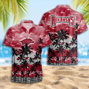 Arkansas Razorbacks Hawaiian Shirt Trending Summer. Gift For Fan S88912