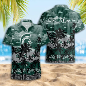 Michigan State Spartans Hawaiian Shirt Trending Summer. Gift For Fan S88912
