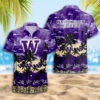 Washington Huskies Hawaiian Shirt Trending Summer. Gift For Fan S88912
