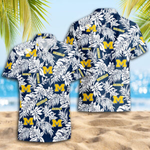 Michigan Wolverines Hawaiian Shirt Trending Summer Gift For Fan S91230