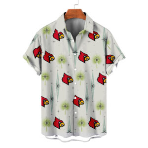 Louisville Cardinals | NCAA Hawaiian Shirt Logo D1