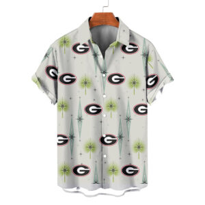 Georgia Bulldogs | NCAA Hawaiian Shirt Logo D1