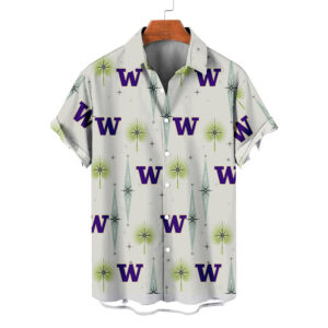 Washington Huskies | NCAA Hawaiian Shirt Logo D1