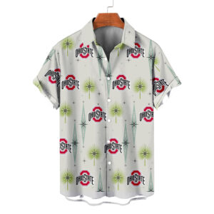 Ohio State Buckeyes | NCAA Hawaiian Shirt Logo D1