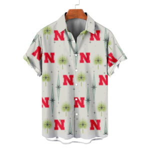 Nebraska Cornhuskers | NCAA Hawaiian Shirt Logo D1