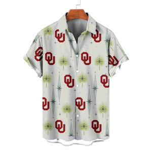 Oklahoma Sooners | NCAA Hawaiian Shirt Logo D1