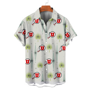 Utah Utes | NCAA Hawaiian Shirt Logo D1