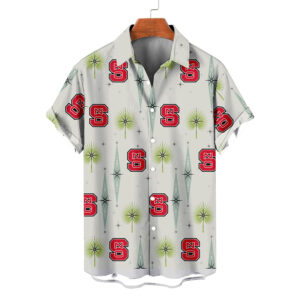 NC State Wolfpack | NCAA Hawaiian Shirt Logo D1