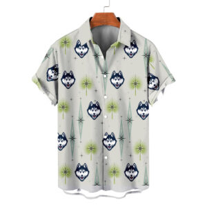 UConn Huskies | NCAA Hawaiian Shirt Logo D1