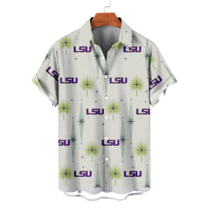 LSU TIGERS | NCAA Hawaiian Shirt Logo D1