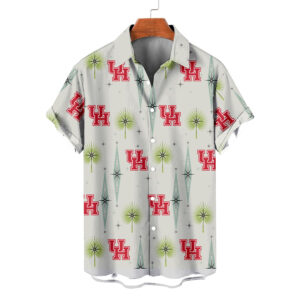 Houston Cougars | NCAA Hawaiian Shirt Logo D1