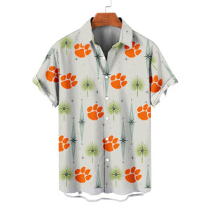 Clemson Tigers | NCAA Hawaiian Shirt Logo D1