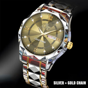 Georgia Tech Yellow Jackets | Men Luxury Hand Watch Custom Any Name Gifts For Fan | Limited Edition