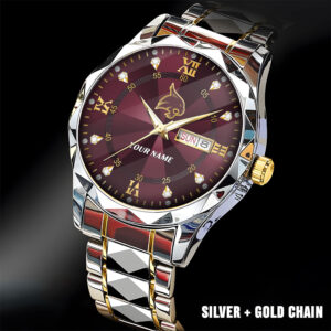 Texas State Bobcats | Men Luxury Hand Watch Custom Any Name Gifts For Fan | Limited Edition
