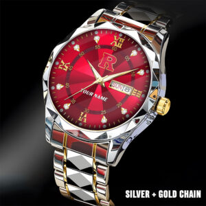 Rutgers Scarlet Knights | Men Luxury Hand Watch Custom Any Name Gifts For Fan | Limited Edition