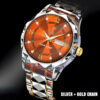 Illinois Fighting Illini | Men Luxury Hand Watch Custom Any Name Gifts For Fan | Limited Edition