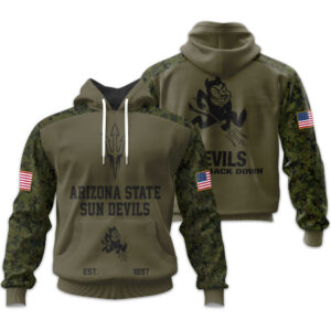 Arizona State Sun Devils | Military Green Camo Hoodie 2025