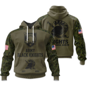 Army Black Knights | Military Green Camo Hoodie 2025