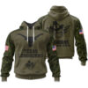 Texas Longhorns | Military Green Camo Hoodie 2025