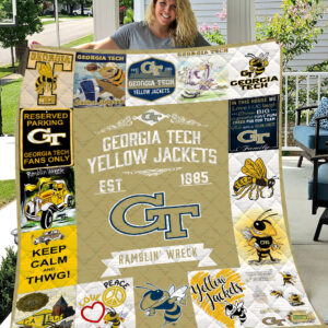 Georgia Tech Yellow Jackets | Fleece Throw Blanket & Quilt