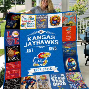 Kansas Jayhawks | Fleece Throw Blanket & Quilt