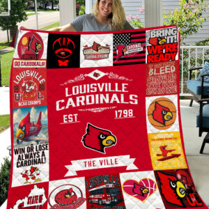 Louisville Cardinals | Fleece Throw Blanket & Quilt