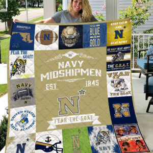 Navy Midshipmen | Fleece Throw Blanket & Quilt