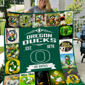 Oregon Ducks | Fleece Throw Blanket & Quilt