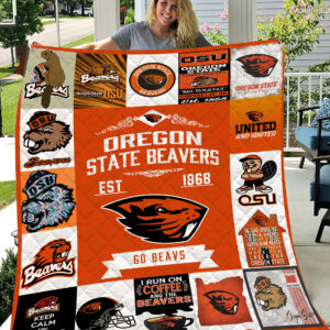 Oregon State Beavers | Fleece Throw Blanket & Quilt