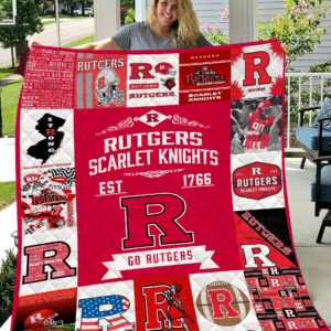 Rutgers Scarlet Knights | Fleece Throw Blanket & Quilt