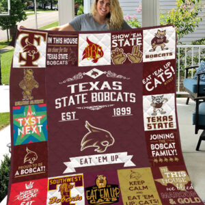 Texas State Bobcats | Fleece Throw Blanket & Quilt