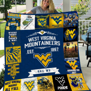 West Virginia Mountaineers | Fleece Throw Blanket & Quilt