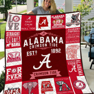Alabama Crimson Tide | Fleece Throw Blanket & Quilt